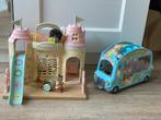 Sylvanian Families kinderopvang, schoolbus met andere sets, Verzamelen, Ophalen of Verzenden, Zo goed als nieuw