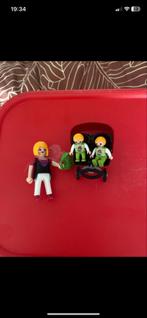 Playmobil Moeder met Tweeling en Kinderwagen, Ophalen of Verzenden, Gebruikt, Los playmobil