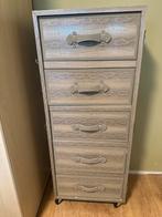 Ladekast met 5 laden. Slangen print, Ophalen, Minder dan 50 cm, Gebruikt, 5 laden of meer