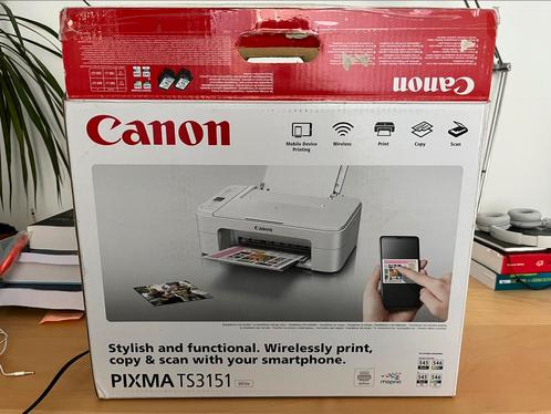 Canon PIXMA TS3151 Wireless printer scanner, Computers en Software, Printers, Gebruikt, Printer, Inkjetprinter, Scannen, Draadloos