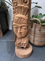 Boeddha massief uniek houtsnijwerk Indonesie 111 cm, Huis en Inrichting, Verburgt Vintage, Nieuw, Ophalen of Verzenden, https://verburgtvintage.nl/#contact