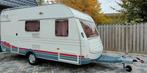 Caravan Home-car 43 bovag 2025 fietsendrager voortent, Caravans en Kamperen, Home-car, Treinzit, Particulier, 5 tot 6 meter