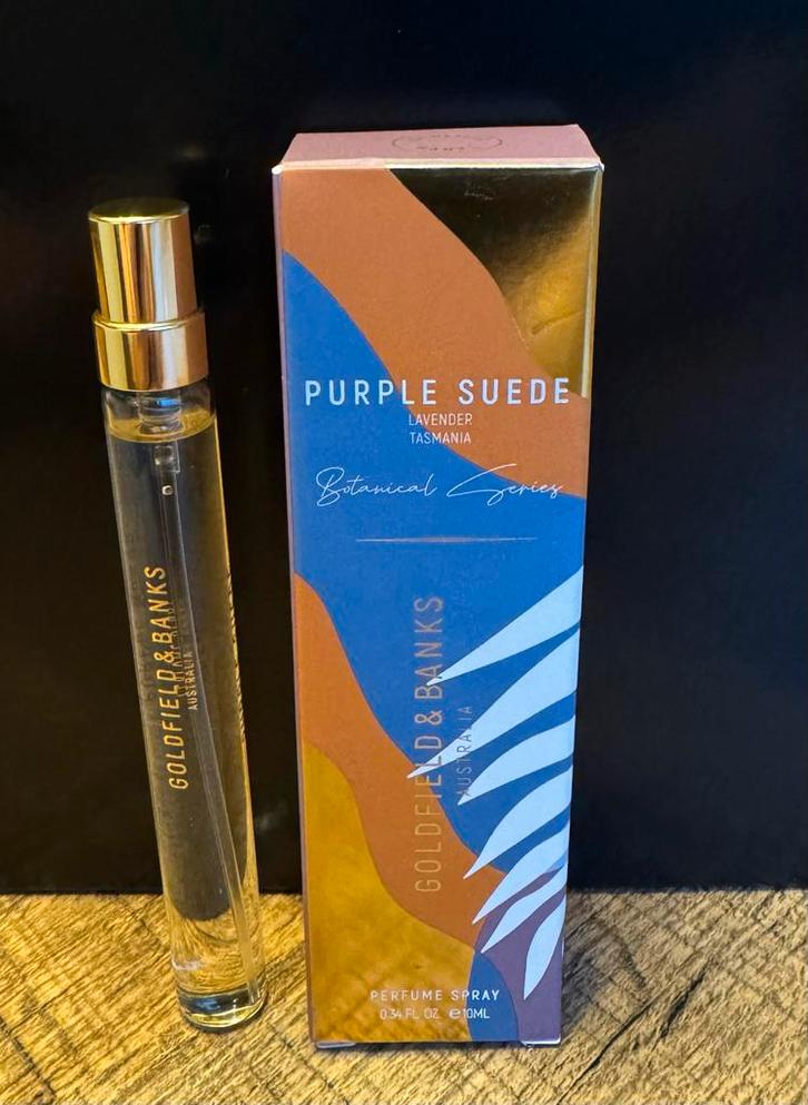 Goldfield & Banks Purple Suede 10ml Parfum, Sieraden, Tassen en Uiterlijk, Uiterlijk | Parfum, Nieuw, Verzenden