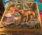 Vintage Legpuzzel Roodkapje, Ophalen of Verzenden, 10 tot 50 stukjes, Gebruikt