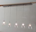 Mooie hanglamp cluster van 5 lampen, Ophalen of Verzenden, Zo goed als nieuw, 75 cm of meer