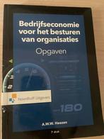 Bedrijfseconomie voor Organisaties - Opgaven, Ophalen of Verzenden, Zo goed als nieuw, Economie en Marketing