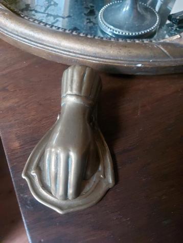 Kleine Messing Victoriaanse papier/brieven hand klem beschikbaar voor biedingen