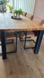 Eet tafel, Huis en Inrichting, Tafels | Eettafels, Ophalen, Teakhout, 200 cm of meer, 50 tot 100 cm