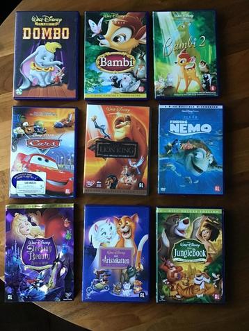 DVD disney Domo, Nemo, Bambi, Cars… beschikbaar voor biedingen