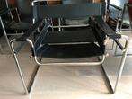 Stoel, Ophalen, Zwart, Leer, Zo goed als nieuw