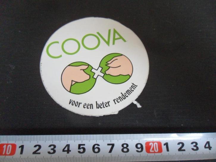 sticker COOVA voor een beter rendement, Verzamelen, Stickers, Zo goed als nieuw, Ophalen