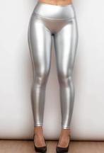 Prachtige Zilveren Shape Legging, tm 4XL, Kleding | Dames, Leggings, Maillots en Panty's, Verzenden, Nieuw, Legging
