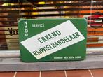 Erkend rijwielhandelaar emaille brodje, Reclamebord, Gebruikt, ., Ophalen of Verzenden