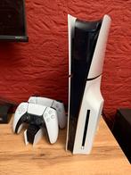 PS5 Slim 1TB + 2 Controllers + Games - Compleet!, Spelcomputers en Games, Spelcomputers | Sony PlayStation 5, Ophalen, Zo goed als nieuw