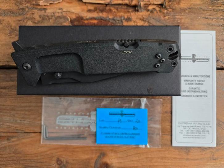 Extrema Ratio MPC Black Ruvido, Verzamelen, Militaria | Algemeen, Overige soorten, Mes of Dolk, Overige gebieden, Ophalen of Verzenden