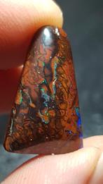 Boulder opaal, Koroit patroon. Australië, Sieraden, Tassen en Uiterlijk, Edelstenen, Ophalen of Verzenden, Zo goed als nieuw