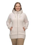 Ragwear Plus vegan dik vest NESKA ZIP beige mêlee mt 50, Ragwear, Ragwear, Beige, Trui of Vest