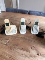 Philips DECT Telefoons - Basis + 2 Handsets, Ophalen of Verzenden, Gebruikt, 2 handsets