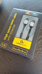 NIEUW HDMI 2.0 KABEL 7.5M UHD 4K 60Hz HIGH SPEED, Ophalen, Zo goed als nieuw, 5 tot 10 meter, HDMI-kabel