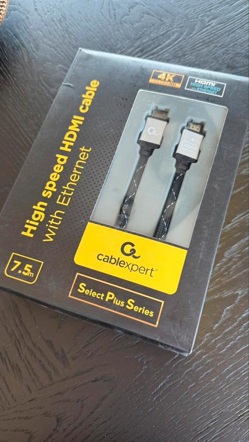 NIEUW HDMI 2.0 KABEL 7.5M UHD 4K 60Hz HIGH SPEED, Audio, Tv en Foto, Audiokabels en Televisiekabels, Zo goed als nieuw, HDMI-kabel