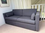 Slaapbank, met lattenbodem. Lengte 220 cm. Donkerblauw, Huis en Inrichting, Slaapkamer | Slaapbanken, Ophalen, Blauw, Zo goed als nieuw