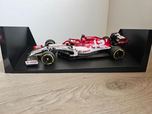 Alfa Romeo C39, Kimi Raikkonen # 7, GP Oostenrijk 2020., Hobby en Vrije tijd, Modelauto's | 1:18, Zo goed als nieuw, Auto, MiniChamps