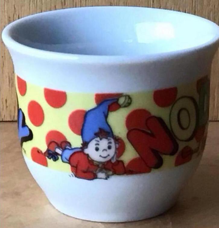 Eierdopje Noddy - Edith Blyton - ZGAN, Huis en Inrichting, Keuken | Servies, Zo goed als nieuw, Overige typen, Overige stijlen