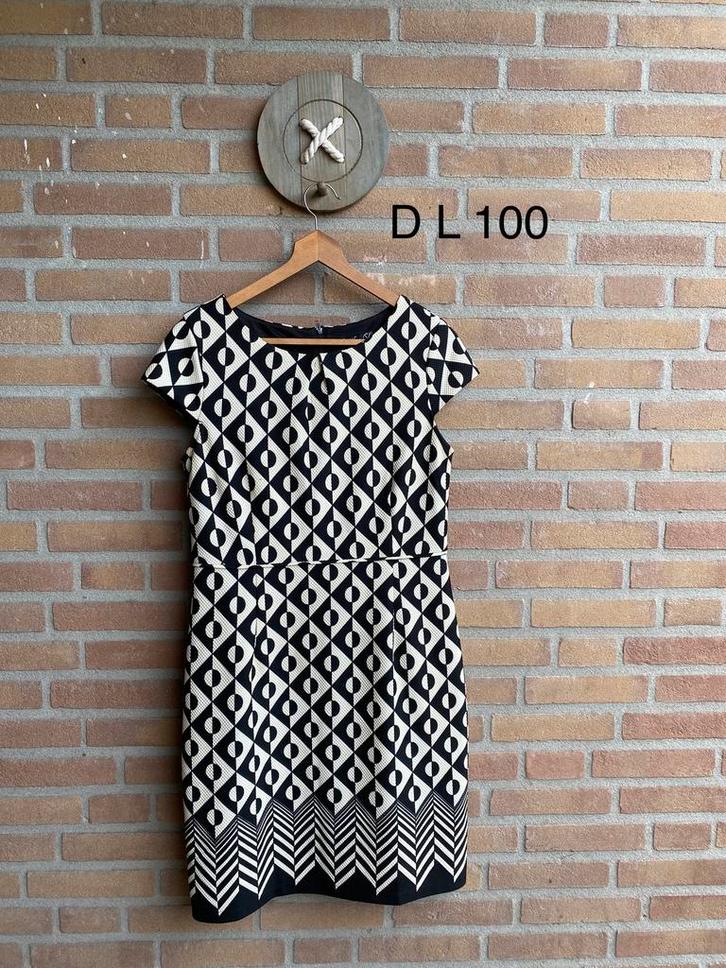 Smashed Lemon jurk, Kleding | Dames, Jurken, Zo goed als nieuw, Maat 38/40 (M), Zwart, Knielengte, Ophalen of Verzenden