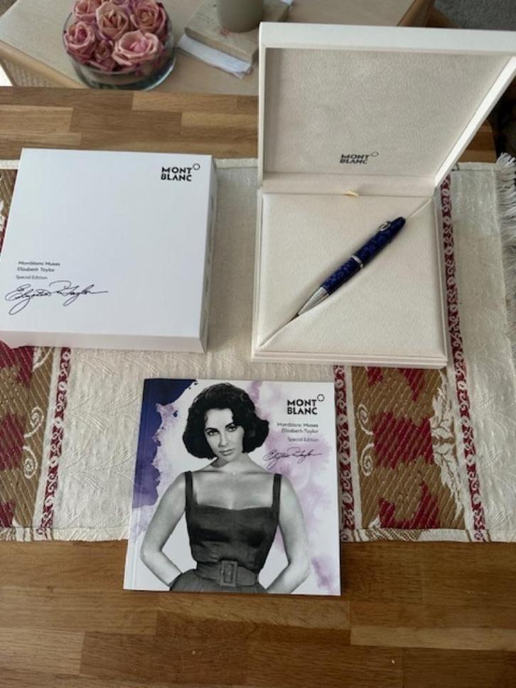 Montblanc Elizabeth Taylor special edition Rollerbalpen, Verzamelen, Pennenverzamelingen, Zo goed als nieuw, Balpen, Mont Blanc
