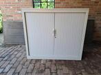 Goede metalen tafelmodel archiefkast, roldeurkast!, Huis en Inrichting, Ophalen, Gebruikt, 100 tot 150 cm, 100 tot 150 cm