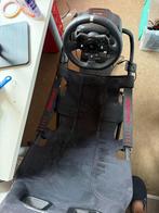 Player seat + Logitech G920 Sim F1 Racing Stool PC/XBOX, Spelcomputers en Games, Spelcomputers | Xbox | Accessoires, Ophalen, Gebruikt