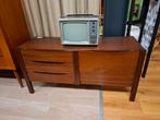 Vintage dressoir tv audio lp meubel kast wandmeubel wandkast, .., 100 tot 150 cm, Vintage mid century design jaren 60 70, Zo goed als nieuw