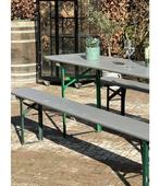 Biertafel / Picknicktafel biersets 200+ brouwerij kwaliteit, Ophalen, Gebruikt, Rechthoekig, Hout