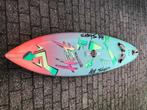 Vintage custom made 80s “Hot Shapes” surfboard, Ophalen, Gebruikt, Funboard