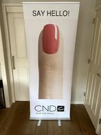 CND nagellak rol up banner, Ophalen of Verzenden, Zo goed als nieuw, Zilver, Handen en Nagels