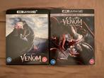 Venom 1 & 2 in 4K UHD + Blu Ray (GEEN NL OT), Cd's en Dvd's, Blu-ray, Ophalen of Verzenden, Zo goed als nieuw, Actie