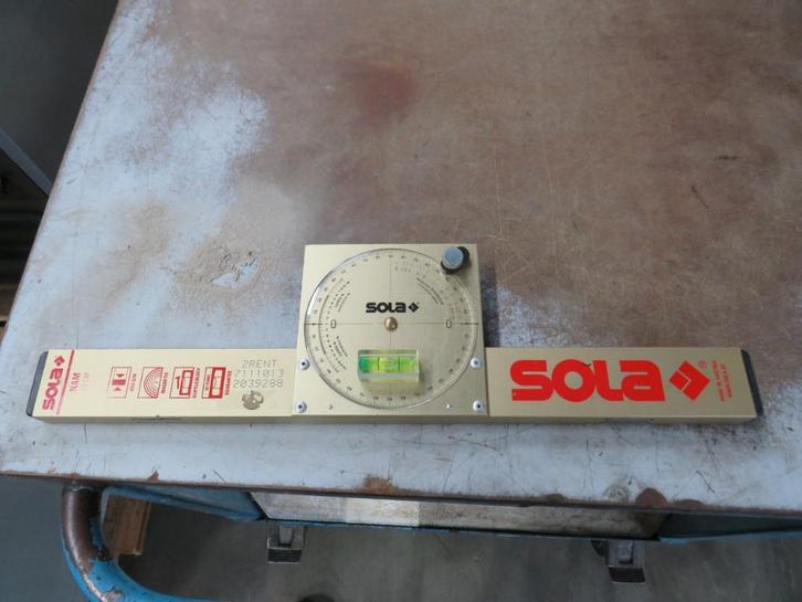 SOLA Hellingwaterpas NAM50 50cm 360gr met NP 121 2 magn, Doe-het-zelf en Verbouw, Gereedschap | Handgereedschap, Gebruikt, Ophalen of Verzenden