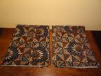 2 Batik tafellopers van 100% katoen (116 x 47 cm), Huis en Inrichting, Tafelkleden, Ophalen of Verzenden, Zo goed als nieuw, Rechthoek