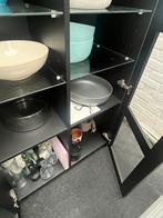 Ikea Brimnes Kast - Zwart, Kunststof, Gebruikt, 25 tot 50 cm, Met deur(en)
