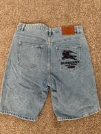 Supreme x Burberry Jean Shorts Maat 32, Ophalen of Verzenden, Zo goed als nieuw, Blauw, W32 (confectie 46) of kleiner