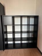 Ikea Kallax 4x4 zwartbruin, Ophalen, Minder dan 25 cm, Minder dan 150 cm, 100 tot 150 cm