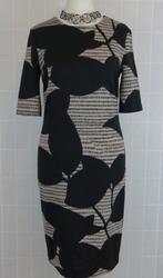 Phase Eight elegante jurk zwart beige 3/4 mouw maat 38, Maat 38/40 (M), Overige kleuren, Verzenden, Zo goed als nieuw