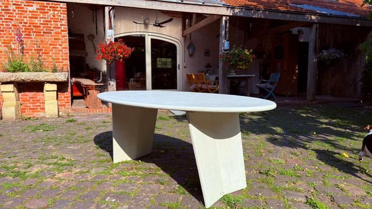 Mortex ovale eettafel, Huis en Inrichting, Tafels | Eettafels, Nieuw, 100 tot 150 cm, 200 cm of meer, Ovaal, Ophalen of Verzenden