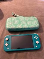 Nintendo Switch Lite, Ophalen of Verzenden, Turquoise, Gebruikt, Met beschermhoes of tas