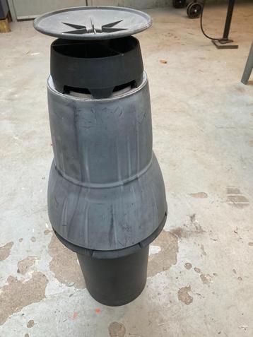 dubbelwandige dakdoorvoer 80 x 130 mm beschikbaar voor biedingen