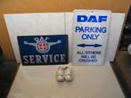 verzameling 3x daf items en een auto emblemen adv8, Ophalen of Verzenden, Gebruikt, Overige typen