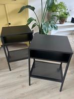 Nachtkastjes zwart Ikea, Gebruikt, Minder dan 45 cm, Ophalen of Verzenden, Minder dan 55 cm