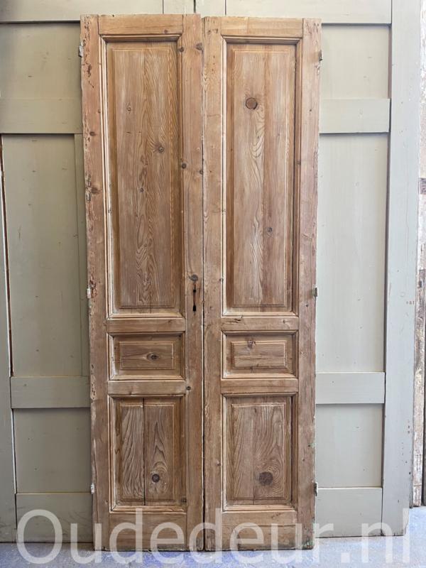 nr. set902 set grenen geloogde oude deuren, Doe-het-zelf en Verbouw, Deuren en Horren