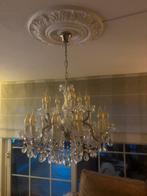 kroonluchter met zilver, Huis en Inrichting, Lampen | Kroonluchters, Ophalen, Gebruikt