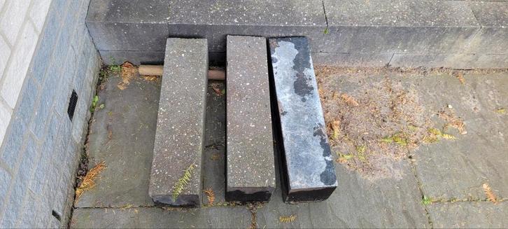 Gratis 8x Bielzen 60x15x15 cm + 1x 28,5x15x15, Tuin en Terras, Bielzen en Borders, Gebruikt, Minder dan 25 cm, Ophalen
